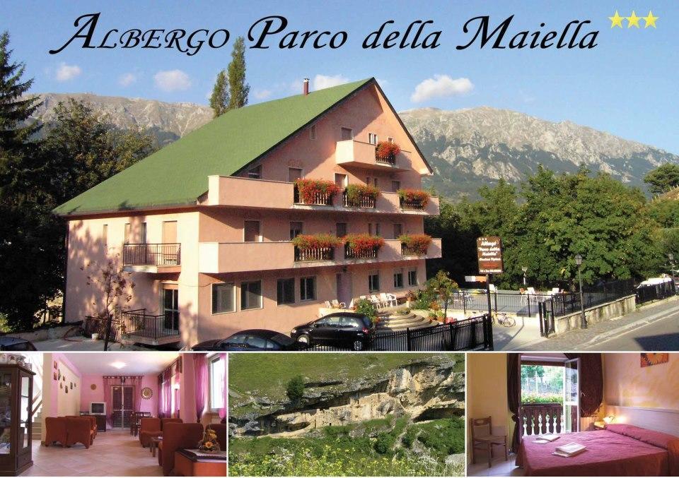 Albergo Parco Della Maiella 산테우페미아아마이엘라 외부 사진